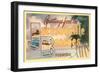 Greetings from Jacksonville Beaches, Florida-null-Framed Art Print