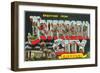 Greetings from Jefferson City, Missouri-null-Framed Art Print