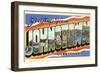 Greetings from Johnstown, Pennslyvania-null-Framed Art Print