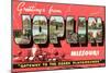 Greetings from Joplin-null-Mounted Art Print