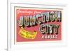 Greetings from Junction City, Kansas-null-Framed Art Print