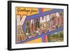 Greetings from Kalamazoo, Michigan-null-Framed Art Print