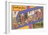 Greetings from Kalamazoo, Michigan-null-Framed Art Print