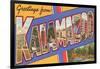 Greetings from Kalamazoo, Michigan-null-Framed Art Print