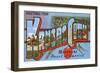 Greetings from Kansas City, Missouri, Heart of America-null-Framed Giclee Print