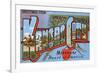 Greetings from Kansas City, Missouri-null-Framed Art Print