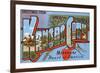 Greetings from Kansas City, Missouri-null-Framed Premium Giclee Print