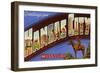 Greetings from Kansas City, Missouri-null-Framed Art Print