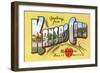 Greetings from Kansas City, Missouri-null-Framed Art Print