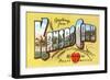 Greetings from Kansas City, Missouri-null-Framed Art Print