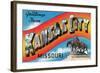 Greetings from Kansas City-null-Framed Art Print