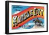 Greetings from Kansas City-null-Framed Art Print