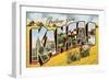 Greetings from Kansas-null-Framed Art Print