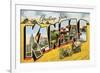 Greetings from Kansas-null-Framed Premium Giclee Print