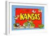 Greetings from Kansas-null-Framed Art Print