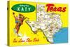 Greetings from Katy, Texas-null-Stretched Canvas