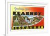 Greetings from Kearney, Nebraska-null-Framed Art Print