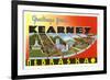 Greetings from Kearney, Nebraska-null-Framed Art Print