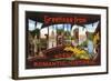 Greetings from Kentucky, Scenic, Romantic, Historic-null-Framed Giclee Print