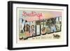 Greetings from Kentucky, the Blue Grass State-null-Framed Giclee Print