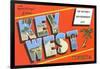 Greetings from Key West, Florida, the Nation's Southernmost City-null-Framed Giclee Print