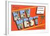 Greetings from Key West, Florida, the Nation's Southernmost City-null-Framed Giclee Print