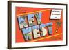 Greetings from Key West, Florida, the Nation's Southernmost City-null-Framed Giclee Print