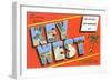 Greetings from Key West, Florida, the Nation's Southernmost City-null-Framed Giclee Print