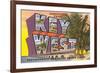 Greetings from Key West, Florida-null-Framed Art Print