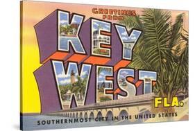 Greetings from Key West, Florida-null-Stretched Canvas