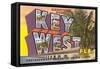 Greetings from Key West, Florida-null-Framed Stretched Canvas