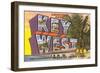 Greetings from Key West, Florida-null-Framed Art Print