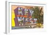 Greetings from Key West, Florida-null-Framed Art Print