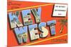 Greetings from Key West-null-Mounted Premium Giclee Print