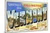 Greetings from Killington-null-Mounted Art Print