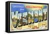 Greetings from Killington-null-Framed Stretched Canvas
