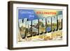 Greetings from Killington-null-Framed Premium Giclee Print