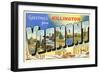 Greetings from Killington-null-Framed Premium Giclee Print