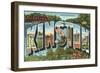 Greetings from Kinston, North Carolina-null-Framed Art Print