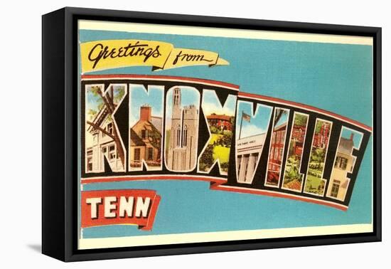 Greetings from Knoxville, Tennessee-null-Framed Stretched Canvas