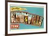 Greetings from Knoxville, Tennessee-null-Framed Premium Giclee Print