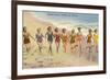 Greetings from La Jolla, California-null-Framed Premium Giclee Print