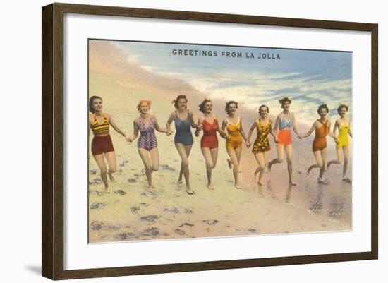 Greetings from La Jolla, California-null-Framed Art Print