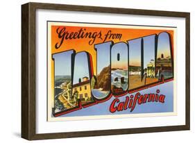 Greetings from La Jolla, California-null-Framed Giclee Print