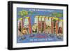 Greetings from La Junta, Colorado-null-Framed Art Print
