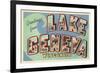 Greetings from Lake Geneva, Wisconsin-null-Framed Art Print