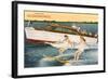 Greetings from Lake Oconomowoc-null-Framed Art Print