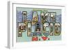 Greetings from Lake Placid, New York-null-Framed Art Print