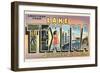 Greetings from Lake Texoma, Oklahoma-null-Framed Art Print