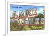 Greetings from Lake Wales, Florida-null-Framed Premium Giclee Print